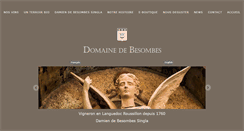 Desktop Screenshot of domainedebesombes.com