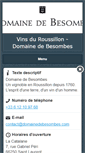 Mobile Screenshot of domainedebesombes.com